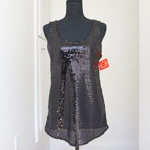 Isaac Mizrahi for Target - Black Sequin Tank